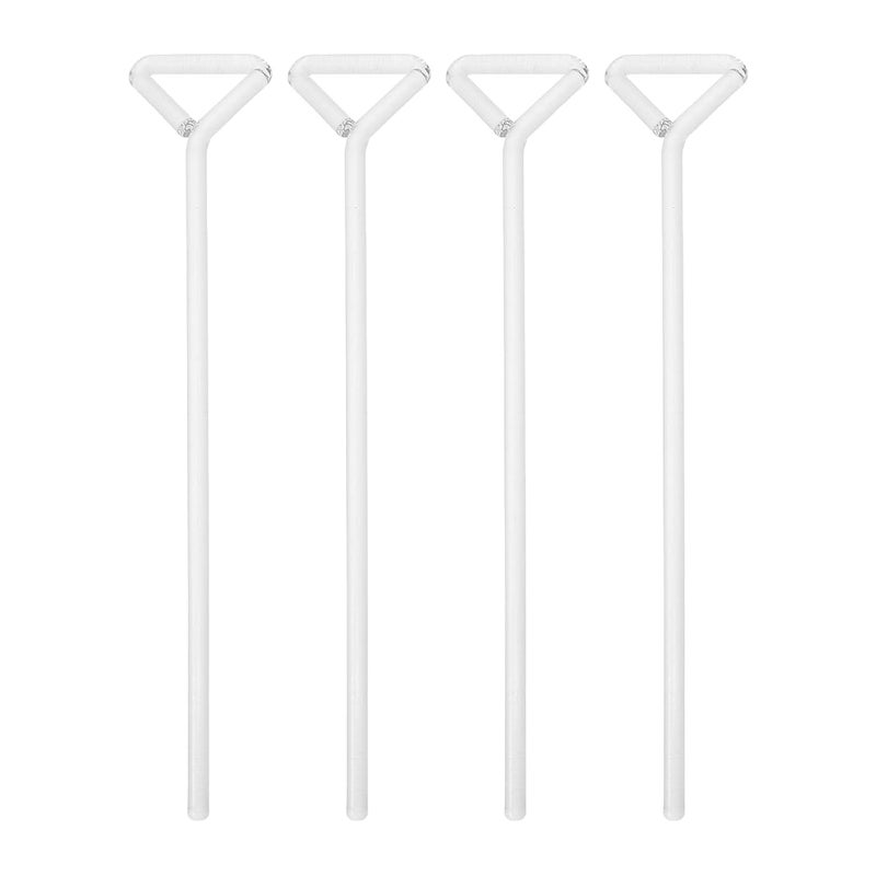 Veemoon 4pcs Glass Cell Spreader Rods Laboratory Coating Rods Petri Dish Coating Bars Professional Cell Diffuser Bars for Reliable Spreading Scientific Experiment - Image 1